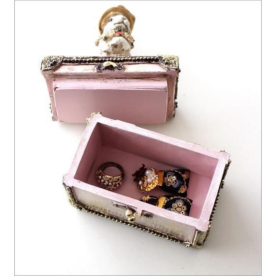 小物入れ おしゃれ ボックス ケース うさぎ ラビット かわいい レトロ