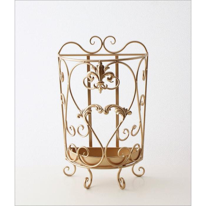 傘立て 傘たて 傘立 おしゃれ アンティーク ゴールド アイアン