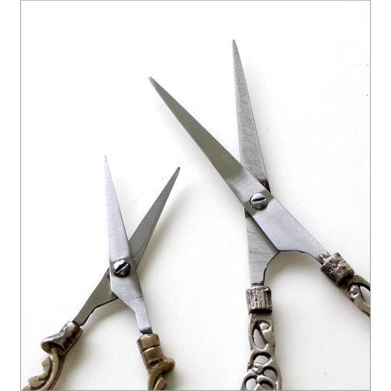 はさみ ハサミ おしゃれ アンティーク シザー オブジェ 置物 ゴールド