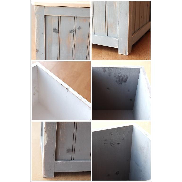 スツール 収納 木製 アンティーク 木箱 玄関椅子 サイドテーブル 軽量