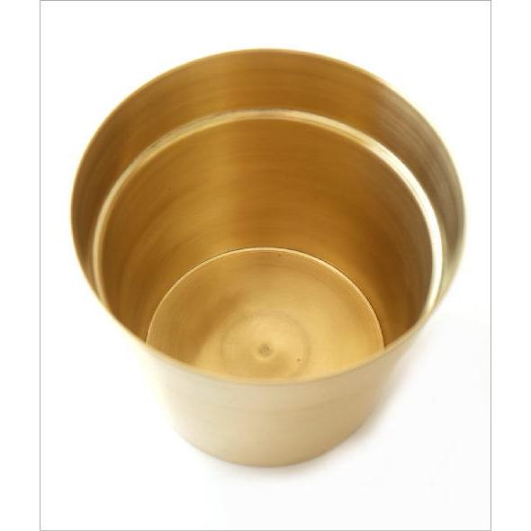 鉢カバー プランターおしゃれ 真鍮 ポットカバー ゴールド