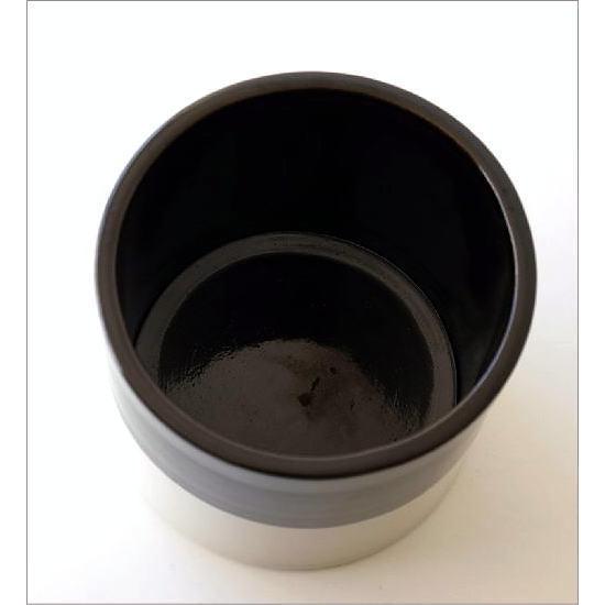 鉢カバー おしゃれ プランターカバー 陶器 フラワーポット バイカラー