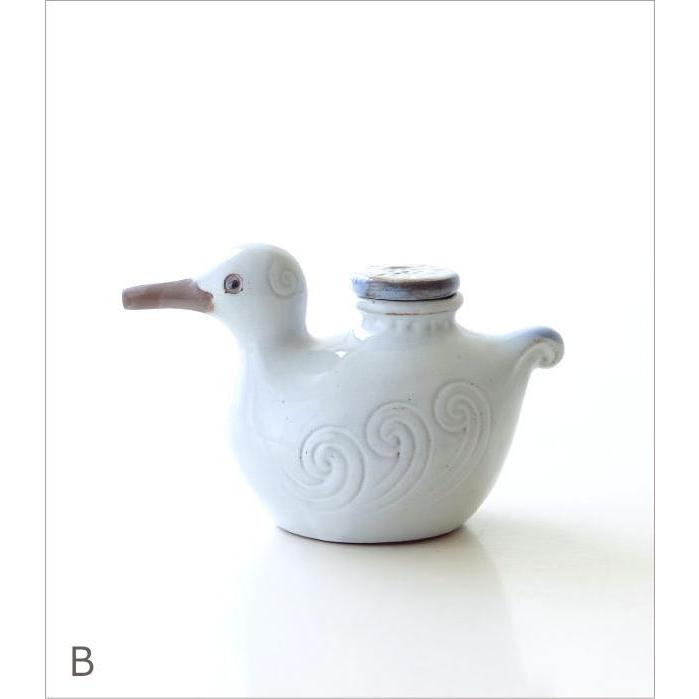 汁次 鳥 おしゃれ かわいい せっ器 ソギ模様 日本製 瀬戸焼 和モダン