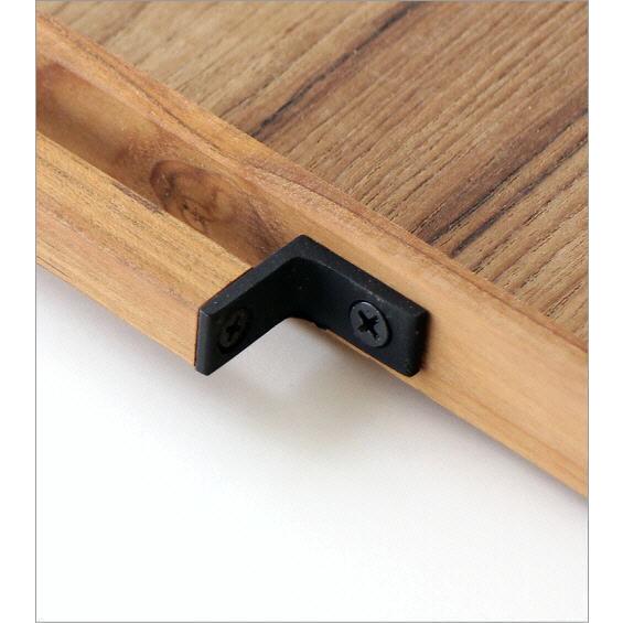 トレー トレイ 木製 お盆 おしゃれ チーク材 スタッキング 天然木