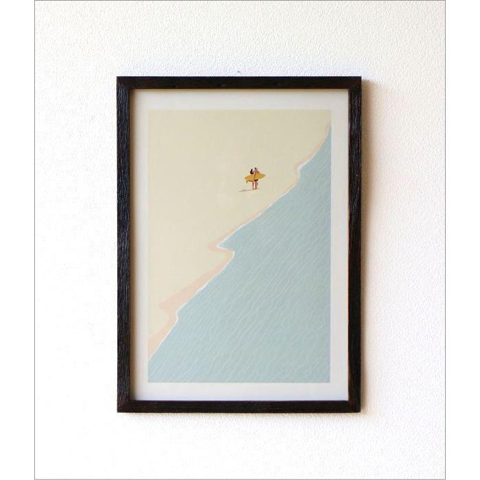 フォトフレーム 木製 チーク材 おしゃれ A3 壁掛け シンプル