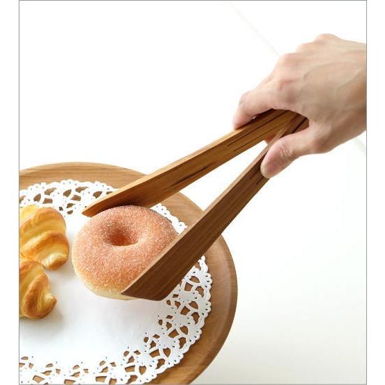 トング 木製 木製トング おしゃれ かわいい サラダ 取り分け