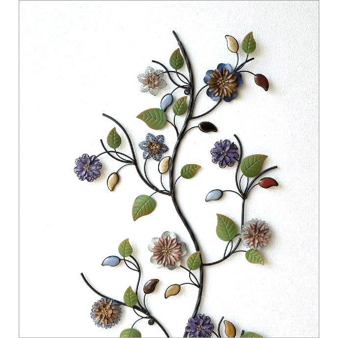 5周年記念イベントが 壁飾り アイアン 陶器 壁掛け インテリア 花 アートパネル ウォールデコレーション おしゃれ アイアンの壁飾り エレガントブランチ Babylonrooftop Com Au