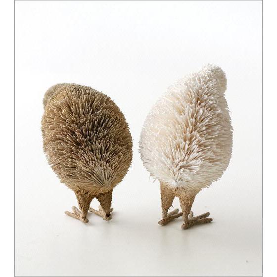 たわし アニマル キウイ 置物 オブジェ おしゃれ かわいい 小さい 動物