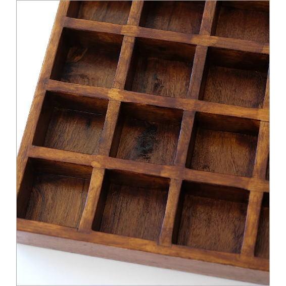 小物入れ 木製 おしゃれ アクセサリーケース 仕切り 手芸 パーツ