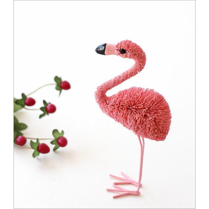 クリスマスツリー特価 たわし アニマル フラミンゴ 置物 オブジェ おしゃれ かわいい 小さい 動物 ヤシ キッチン エスニック 雑貨 インテリア S Supplystudies Com