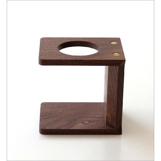 コーヒードリップスタンド 木製 おしゃれ ウォールナット 天然木 無垢