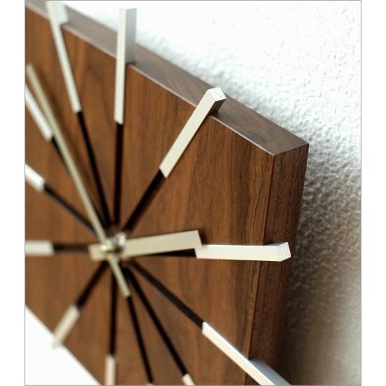 壁掛け時計 掛け時計 木製 おしゃれ インテリア 静音 ウォールクロック