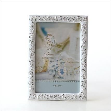 写真立て おしゃれ ホワイト 白 フォトフレーム ローズガーデン Kkm9243 ギギリビング 通販 Yahoo ショッピング