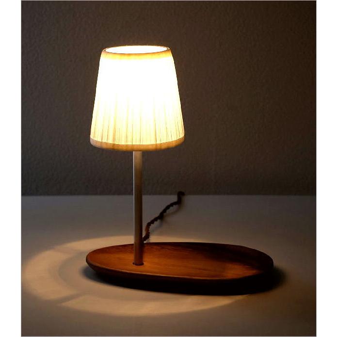 テーブルライト おしゃれ テーブルランプ プレート付き コンパクト