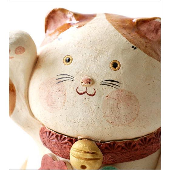 セール特別価格 招き猫 おしゃれ 置物 オブジェ 陶器 かわいい ネコ インテリア 松竹梅 開運 幸運 グッズ 贈り物 開店祝い 民芸招福まねき猫 Supplystudies Com