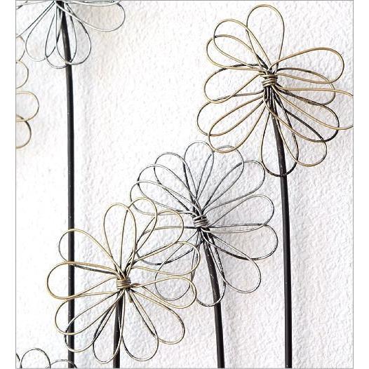 壁飾り 花 アイアン インテリア 壁掛け おしゃれ アートパネル 和風