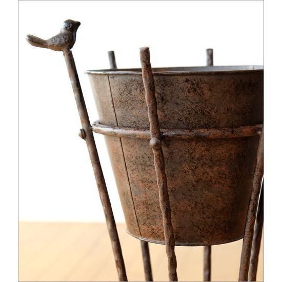 鉢カバー おしゃれ 7号 植木鉢カバー 観葉植物 穴なし 脚付き スタンド