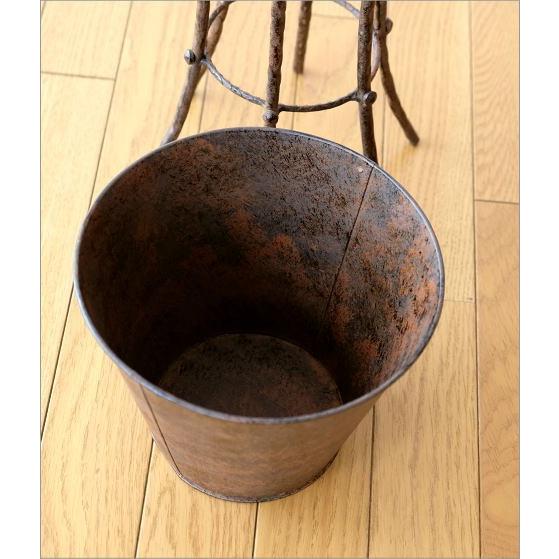 鉢カバー おしゃれ 7号 植木鉢カバー 観葉植物 穴なし 脚付き スタンド