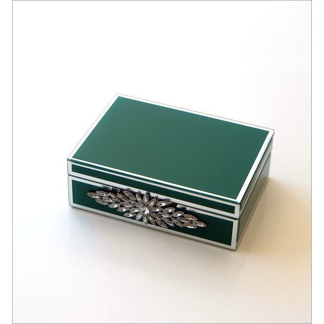 アクセサリーケース ガラス 小物入れ ふた付き 蓋つき ボックス