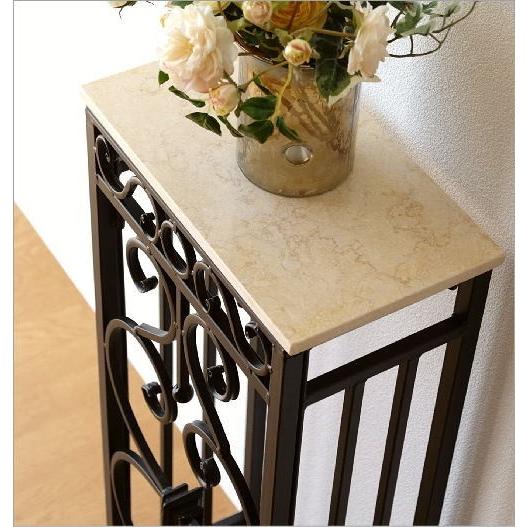 コンソールテーブル スリム 玄関 花台 アンティーク おしゃれ