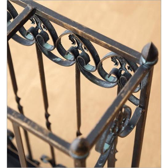 傘立て 傘たて 傘立 スリム おしゃれ アンティーク アイアン 薄型