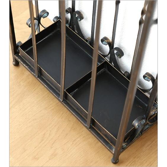 傘立て 傘たて 傘立 スリム おしゃれ アンティーク アイアン 薄型