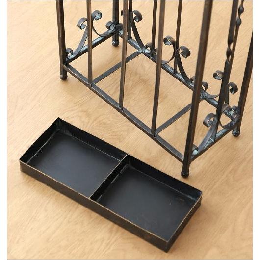 傘立て 傘たて 傘立 スリム おしゃれ アンティーク アイアン 薄型