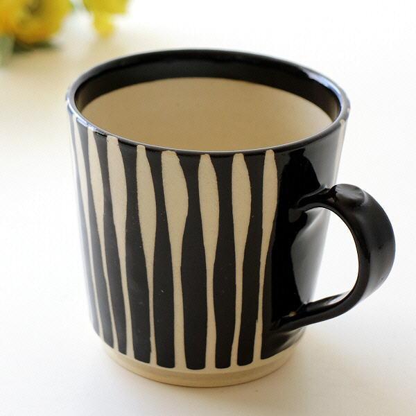 マグカップ 陶器 おしゃれ 大きい 美濃焼 コーヒーカップ 和風モダン 和食器 日本製 黒十草マグ Kyt41 ギギリビング 通販 Yahoo ショッピング