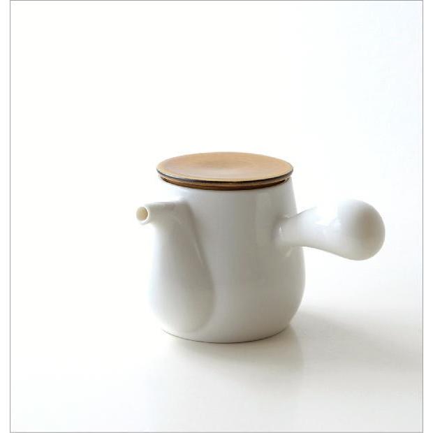 急須 きゅうす おしゃれ 白 かわいい シンプル ティーポット 紅茶 陶器 