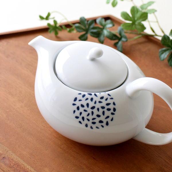 ティーポット セット おしゃれ 陶器 急須セット 白 粒丸紋ポット煎茶碗付き Kyt5066 ギギリビング 通販 Yahoo ショッピング