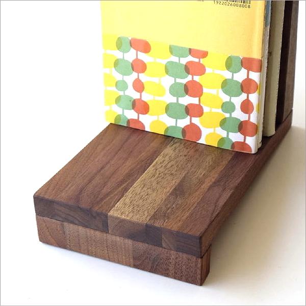 ブックスタンド 木製 本立て 本立 シンプル ナチュラル 木 無垢材 卓上