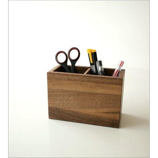 ペン立て ペンスタンド 木製 おしゃれ インテリア 天然木 ウォールナット ナチュラルウッドのペンたて B Map4814 ギギリビング 通販 Yahoo ショッピング