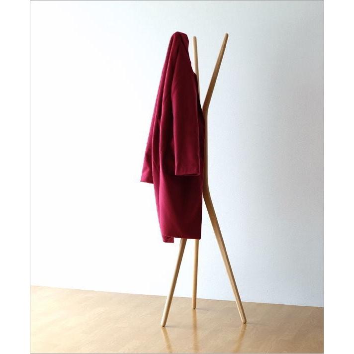 コートハンガー 木製 ナチュラル 北欧 コート掛け コートスタンド 天然木 ウッド おしゃれ シンプル モダン 玄関 スタイリッシュコートハンガー Map5666 ギギリビング 通販 Yahoo ショッピング