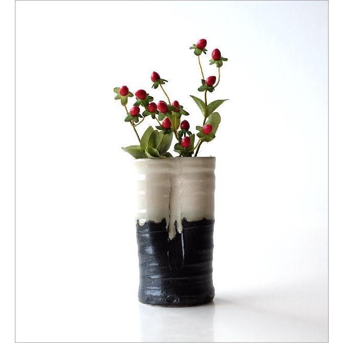 花器 陶器 おしゃれ 花瓶 花びん 和風 和モダン 枝物 フラワーベース