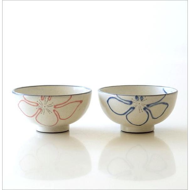 お茶碗 ごはん茶碗 おしゃれ 可愛い 陶器 日本製 瀬戸焼 花 デザイン ご飯茶碗 花音2カラー Mkn9693 ギギリビング 通販 Yahoo ショッピング