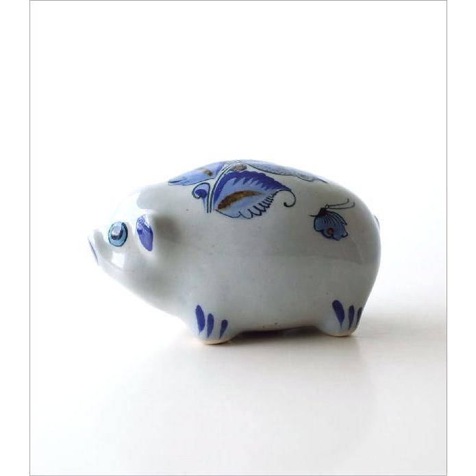 ブタ　豚　子豚　陶器　オブジェ　置物　インテリア　工芸品　美術品　A1710 楽天市場】IwaiLoft こぶたの置物 豚 陶磁器 おしゃれ 手作り
