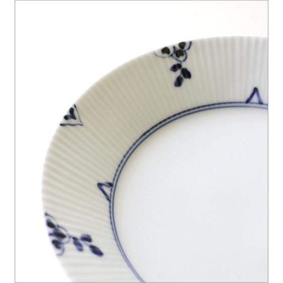 お皿 プレート 磁器 おしゃれ シンプル モダン 染付け 白 和食器 和風