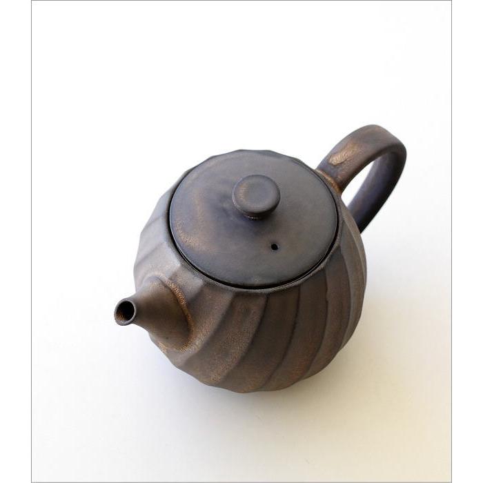 ティーポット おしゃれ ポット 金彩釉 茶こし付き 磁器 モダン 和食器
