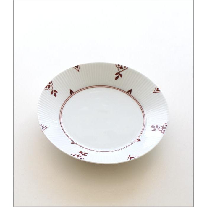 お皿 プレート おしゃれ 中皿 取り皿 陶器 磁器 和食器 染付け シンプル かわいい モダン 赤絵 染付剣先小花 しのぎ 21センチプレート |  | 04