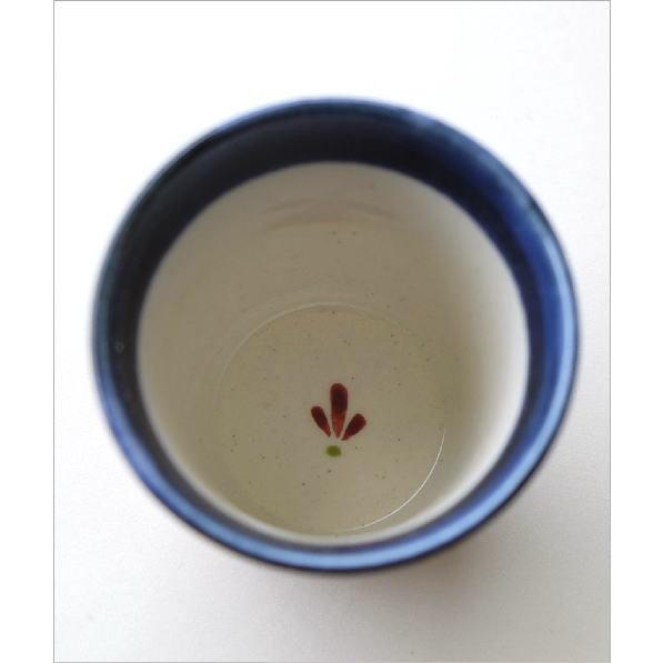 湯のみ茶碗 おしゃれ 陶器 湯呑み 湯飲み 有田焼 焼き物 和風 和食器 シンプル モダン 日本製 デザイン 安南呉須巻湯のみ |  | 03