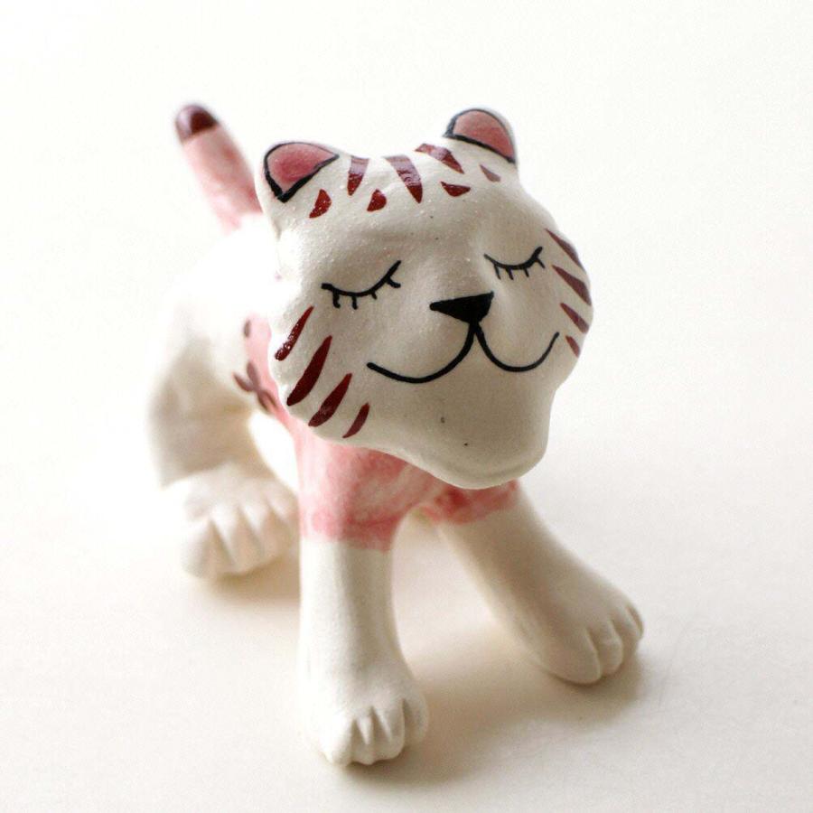 置物 とら トラ オブジェ かわいい おしゃれ ミニ 磁器 小さい