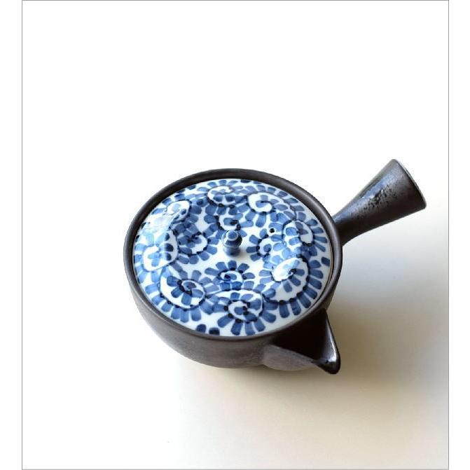 急須 きゅうす 陶器 おしゃれ 有田焼 和モダン 日本製 タコ唐草平急須