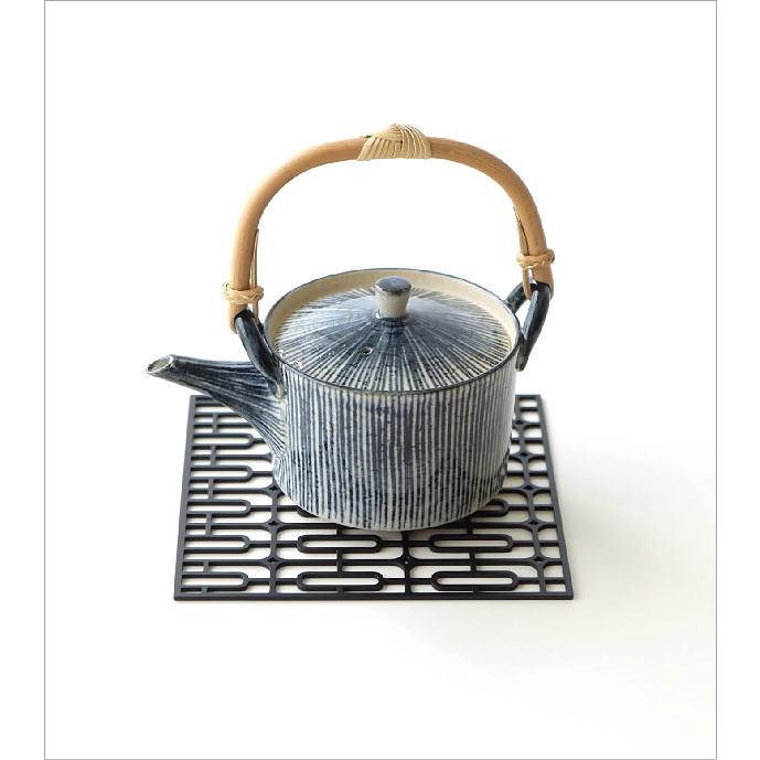 鍋しき 鍋敷き ポットコースター おしゃれ スクエア 四角 シンプル