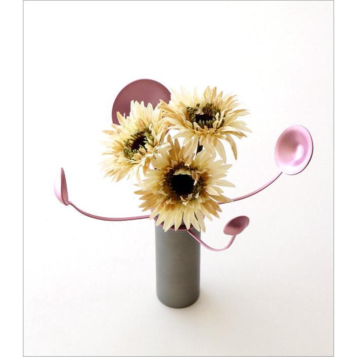 フラワーベース おしゃれ 花瓶 花びん 花器 一輪挿し アルミ オブジェ