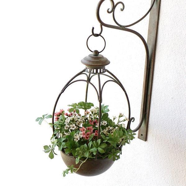 ハンギングプランター アイアン 壁掛け プランター おしゃれ