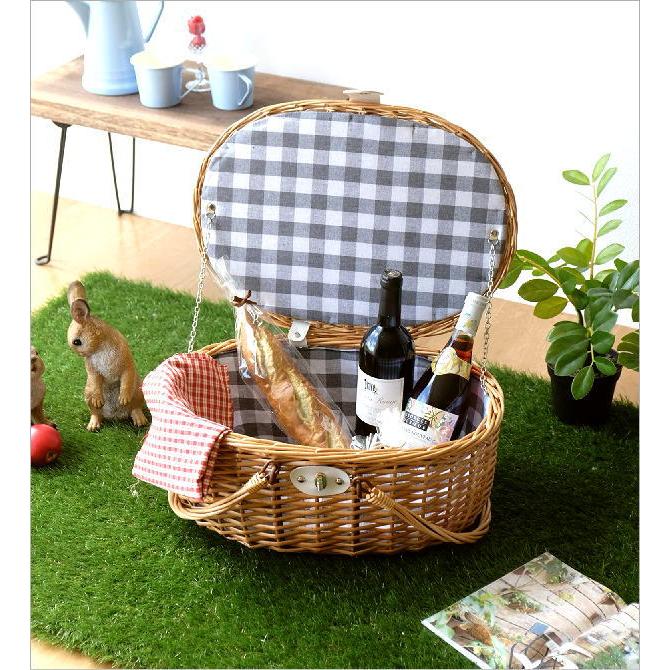 カゴ 手提げ ナチュラル おしゃれ ラウンドピクニックバスケット 蓋つき かご 収納かご バスケット ピクニック オーバル型 かわいい Pintorabrapp Com Br