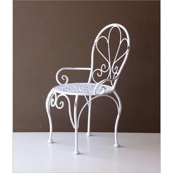 ミニチェア おしゃれ アイアン 花台 置物 オブジェ アンティーク