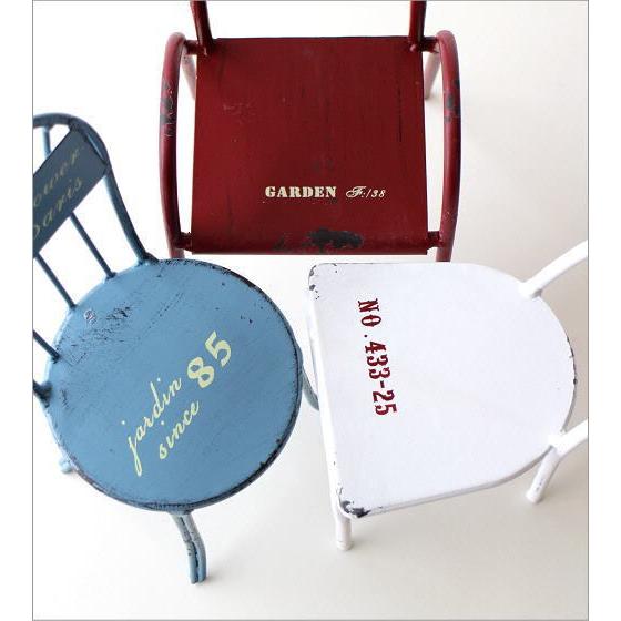 ミニチェア おしゃれ カラー アイアン 置物 オブジェ レトロ