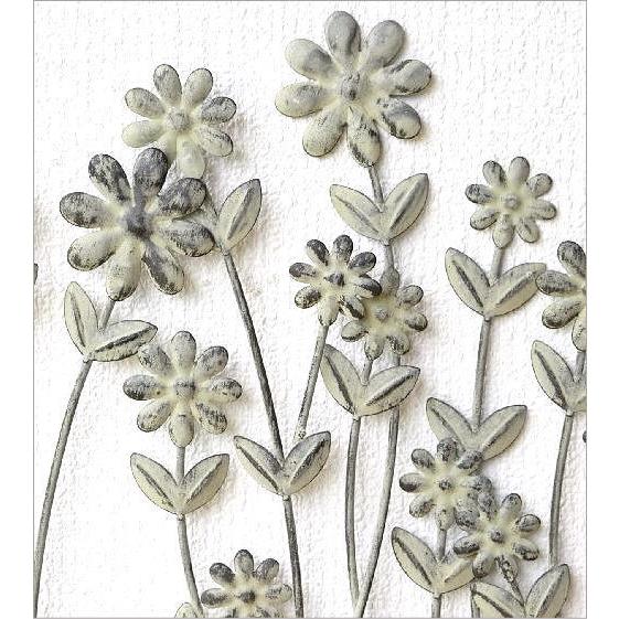 壁飾り アイアン 壁掛け インテリア おしゃれ ウォールデコ 花