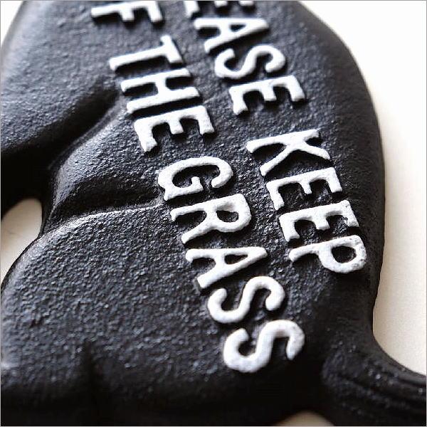 サインプレート アイアン ガーデン おしゃれ 犬 いぬ イヌ 雑貨 庭